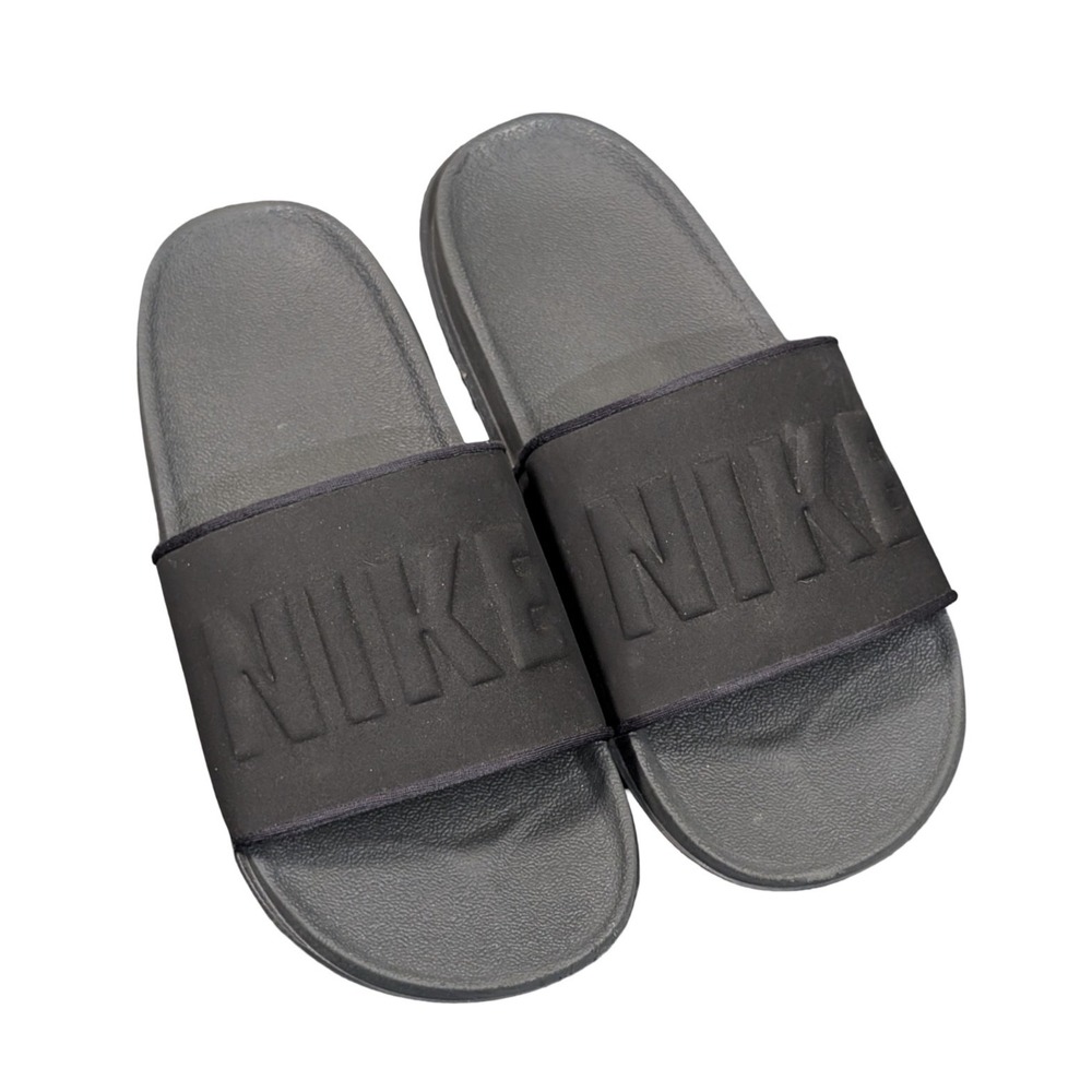 Nike Offcourt Slides Black BQ4639-003 Men's 8 Women's 9.5 Logo Sandals